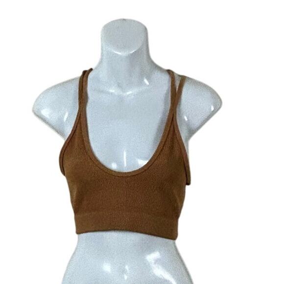 Free People Movement Brown Tank size L - Picture 1 of 8